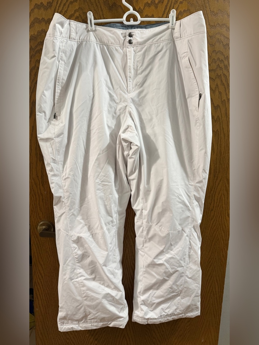Women’s 3X White Performance Snow Pants - Lightweight Insulated
